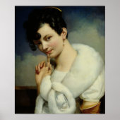 Frauenportrait Poster (Vorne)