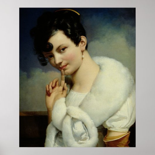 Frauenportrait Poster (Vorne)