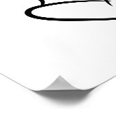 Frauenportrait Poster (Ecke)