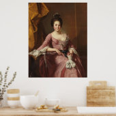 Frauenportrait Poster (Küche)