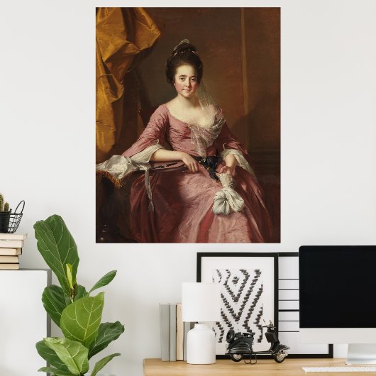 Frauenportrait Poster (Heimbüro)