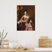 Frauenportrait Poster (Küche)