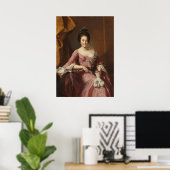 Frauenportrait Poster (Heimbüro)
