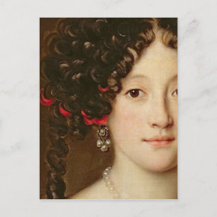 Frauenportrait Postkarte