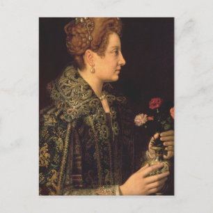 Frauenportrait Postkarte