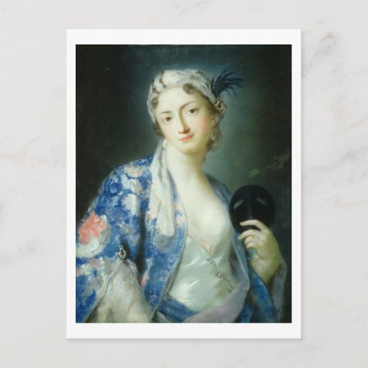 Frauenportrait Postkarte (Vorderseite)