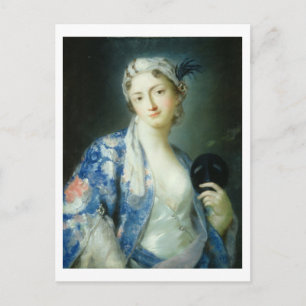 Frauenportrait Postkarte