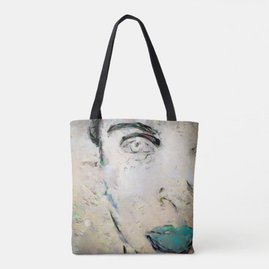 Frauenportrait Tasche (Rückseite)