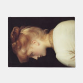 Frauenportrait von hinten (von Frederic Leighton) Fußmatte (Vorderseite)