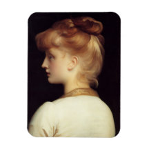 Frauenportrait von hinten (von Frederic Leighton)