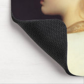 Frauenportrait von hinten (von Frederic Leighton) Mousepad (Ecke)