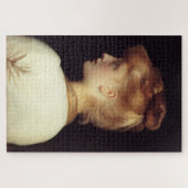 Frauenportrait von hinten (von Frederic Leighton) Puzzle (Horizontal)