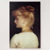 Frauenportrait von hinten (von Frederic Leighton) Puzzle (Vertikal)