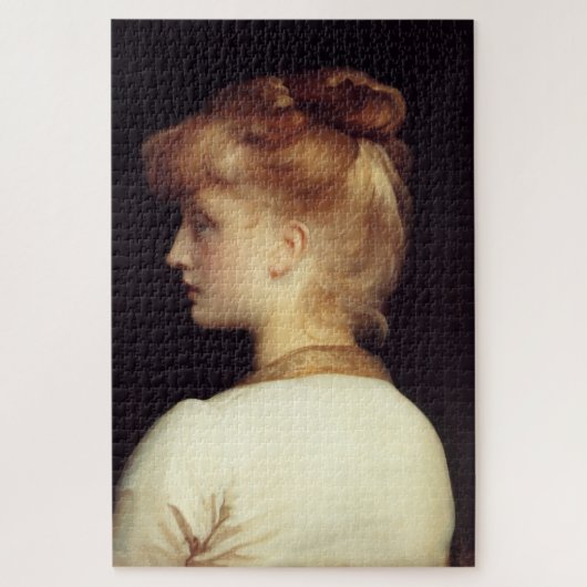 Frauenportrait von hinten (von Frederic Leighton) Puzzle (Vertikal)