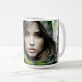 Frauenporträt Kaffeetasse (VorderseiteRechts)