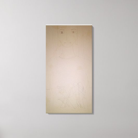 Frauenporträt Leinwanddruck (Vorderseite)