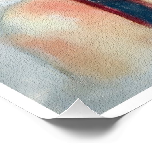 Frauenporträt Poster (Ecke)