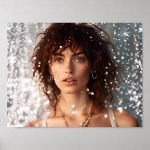 Frauenporträt Poster