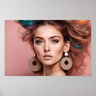 Frauenporträt Poster