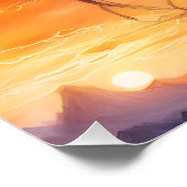 Frauenporträt Poster (Ecke)