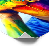 Frauenporträt Poster (Ecke)