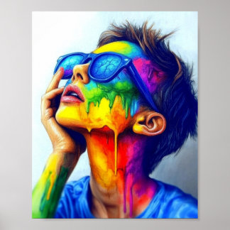 Frauenporträt Poster