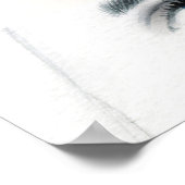 Frauenporträtmuster Poster (Ecke)