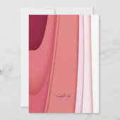 Frauenprofil Frauentagskarte Karte (Rückseite)