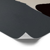 Frauenprofil Poster (Ecke)