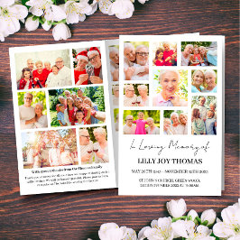 Frauenprogramm zur Beerdigung moderner Fotos