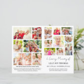 Frauenprogramm zur Beerdigung moderner Fotos (Stehend Vorderseite)