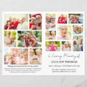 Frauenprogramm zur Beerdigung moderner Fotos (Vorderseite)