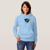 Frauenpullover mit PrionAlliance Logo Hoodie (Vorne ganz)