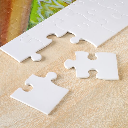 Frauenrätsel in schwarzem Bikini Puzzle (Seite)