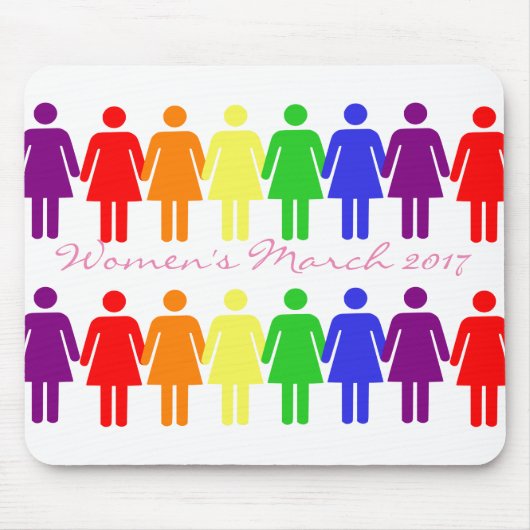 Frauenrechte 2017 LGBTQIA Mousepad (Vorne)