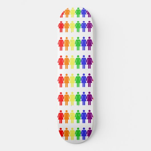 Frauenrechte 2017 LGBTQIA Thunder_Cove Skateboard (Vorderseite)