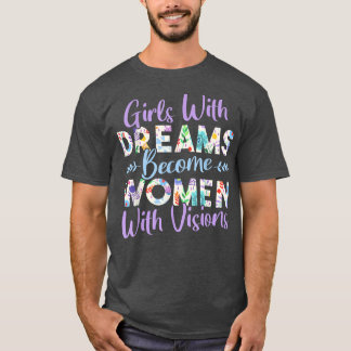 Frauenrechte Blume zur Ermächtigung von Frauen T-Shirt