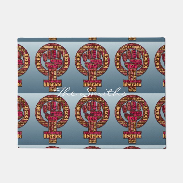 Frauenrechte erweckt zuerst Thunder_Cove Fußmatte (Vorderseite)