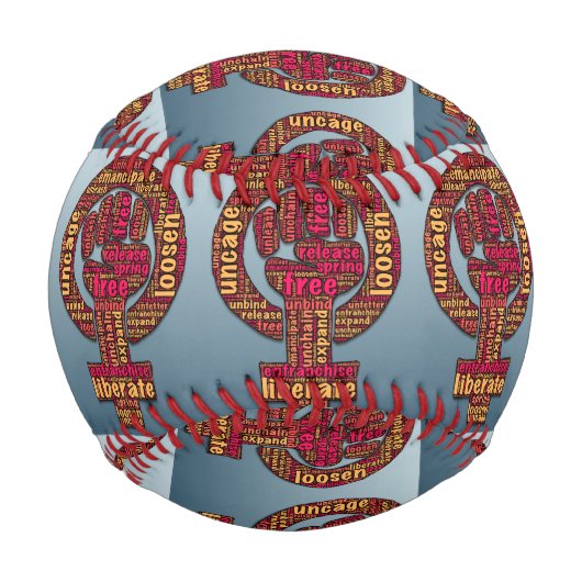 Frauenrechte erweckten Fäuste Baseball (Rückseite)
