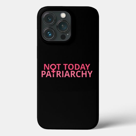 Frauenrechte Feministin - nicht heute Patriarchat  Case-Mate iPhone Hülle (Rückseite)