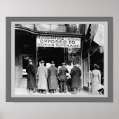 Frauenrechte - Gegen Frauenwahlrecht Poster (Vorne)