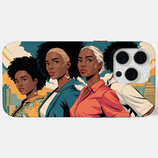 Frauenrechte in urbaner Mode Case-Mate iPhone Hülle (Rückseite (Horizontal))