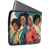 Frauenrechte in urbaner Mode Laptopschutzhülle (Vorne Rechts)