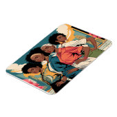 Frauenrechte in urbaner Mode Magnet (Linke Seite)