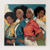 Frauenrechte in urbaner Mode Puzzle (Vertikal)