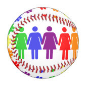 Frauenrechte LGBTQIA Baseball (Vorderseite Links)