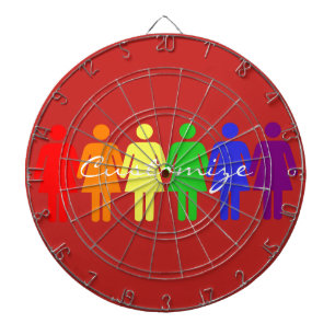 Frauenrechte LGBTQIA Thunder_Cove Dartscheibe