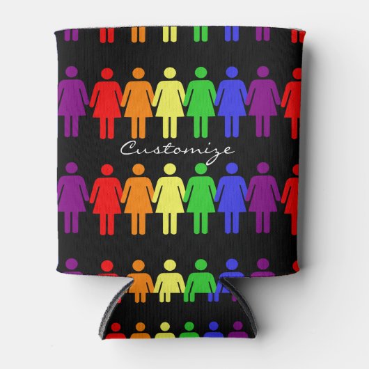 Frauenrechte LGBTQIA Thunder_Cove Dosenkühler (Vorderseite)