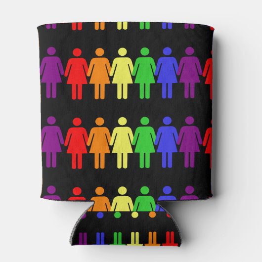 Frauenrechte LGBTQIA Thunder_Cove Dosenkühler (Rückseite)