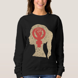 Frauenrechte März Frauenrechtlerin Symbol Equality Sweatshirt